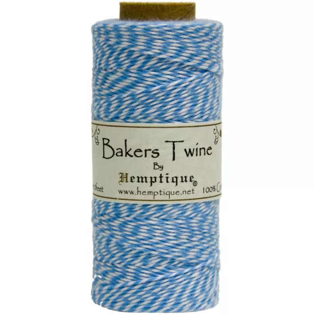 Cotton Baker's Twine Spool 2-Ply 410' Blue