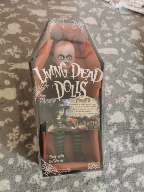 Brand new sealed Mezco Living Dead Doll Series 18 Ember LDD RARE