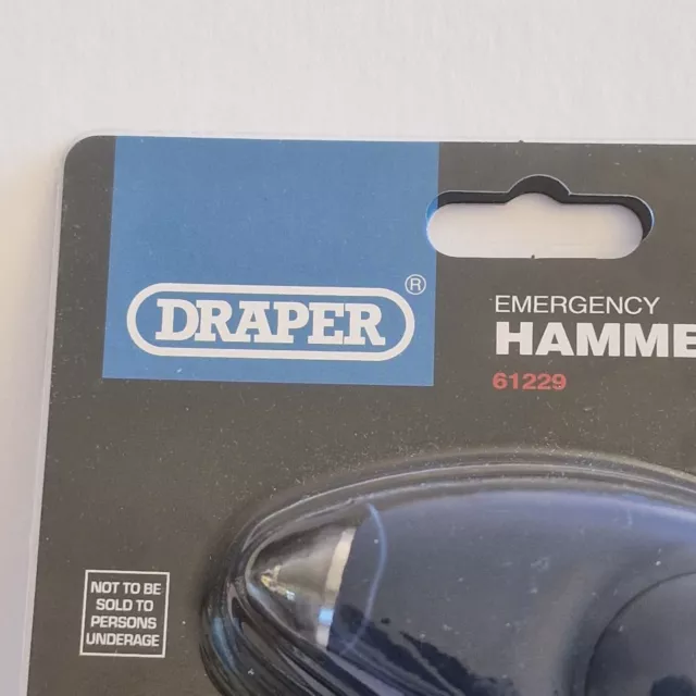 Draper Notfallhammer Cutter Kohlenstoffstahl Hammer Punkt für den Einsatz im Auto Zuhause 2