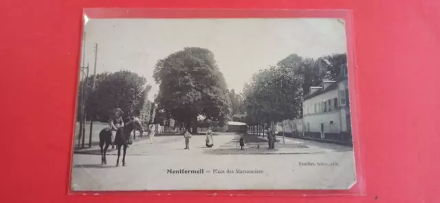 CPA - Montfermeil - Place des Marronniers 1907