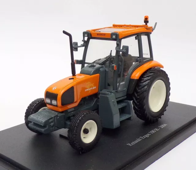 Hachette 1/43 Scale Model Tractor HT061 - 2004 Renault Ergos 1100 H - Orange