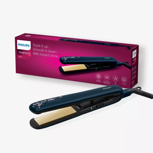 Philips Kerashine Titane Lisseur Pour Lisse, Brillant, Friser Gratuit Hair