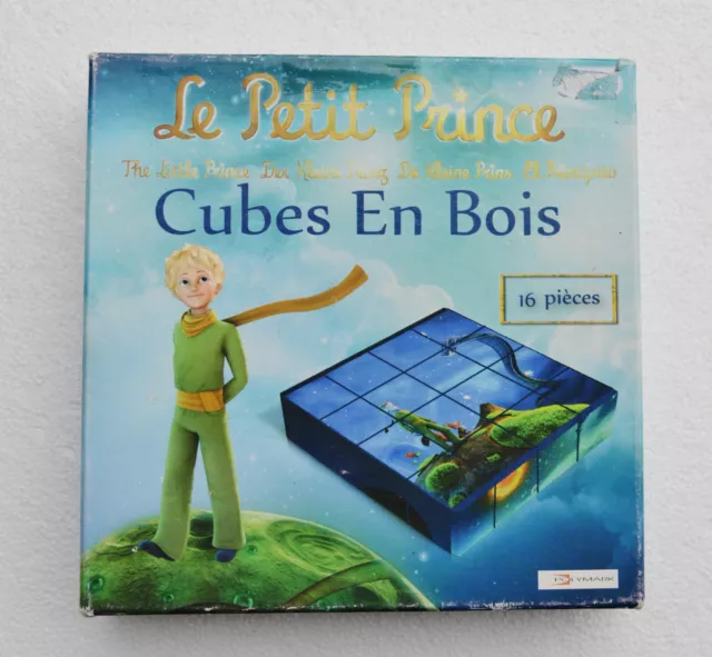 Coffret → LE PETIT PRINCE / 16 CUBES EN BOIS