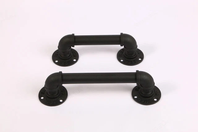 2pcs Retro Door Lock Door Pull Handle for Sliding Barn Door Furniture Hardware