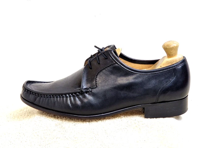 Chaussures Homme J.R. Barrett En Cuir Marron - Style Monk Strap, Taille UK 8.5 / EU 42.5 (Occasion Très Bon état)