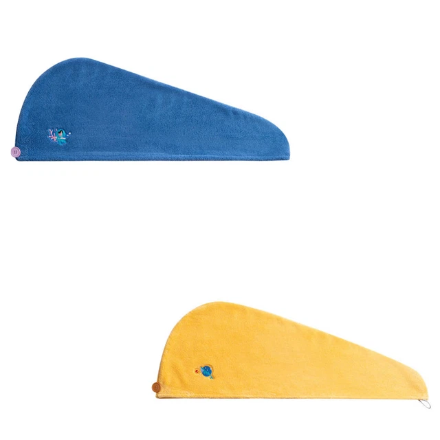 2 Pcs Hair Fast Drying Hat Shower Cap Miss Womens Hair Towel Hair Dry Wrap