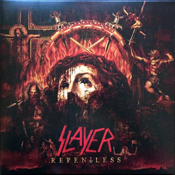 Slayer Repentless Lp - Sealed Splatter Brown Vinyl Marron Splatter Scelle