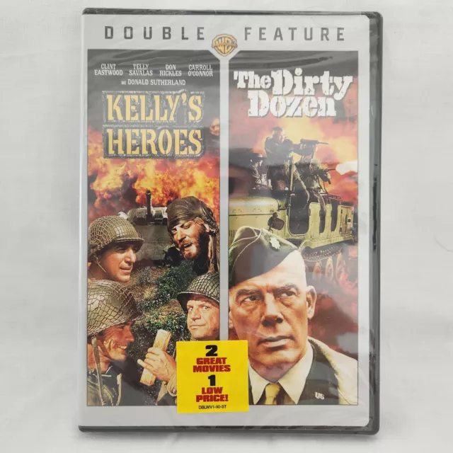 Kellys Heroes - The Dirty Dozen - (DVD, 2007, 2-Disc Set) - New Sealed