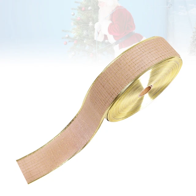 2M Khaki Weihnachten dekorative Band festliche Party Dekor Geschenkverpackung Ba