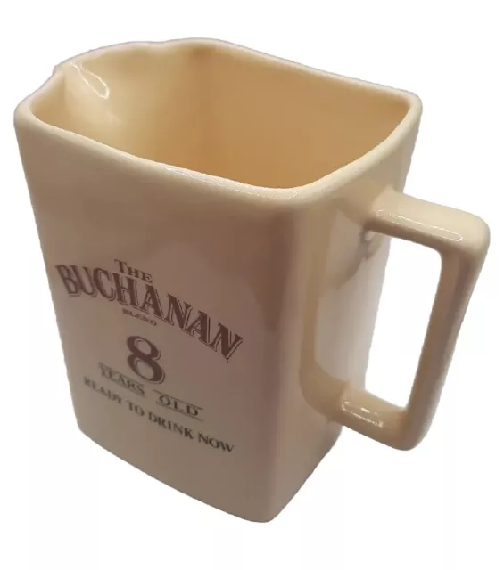 Buchanan Blended Whisky Ceramic Water Jug 8 Years Old Whisky Christmas Gift