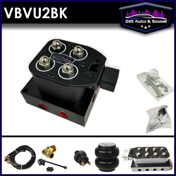 2 CORNER AIR Suspension Valve Block VU2 Style Airbag Suspension