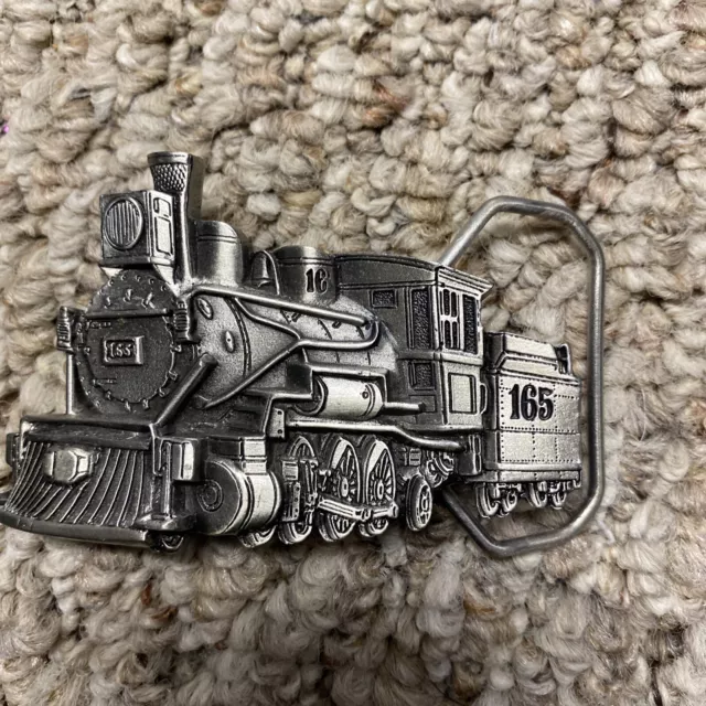 Vintage Railroad Locomotive Belt Buckle The Great American Buckle Co 1981 ￼ ￼