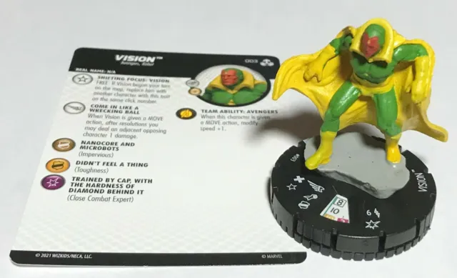 VISION 003 War of the Realms Marvel HeroClix
