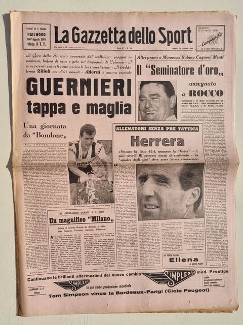 FIGURINA STEF &IL Calcio Italiano 1963/64"*** Milani (Inter) EUR 5