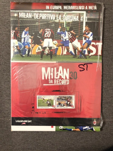 TIMBRE AC MILAN De Record Francolli D'Orati N°7 Serginho EUR 9,30