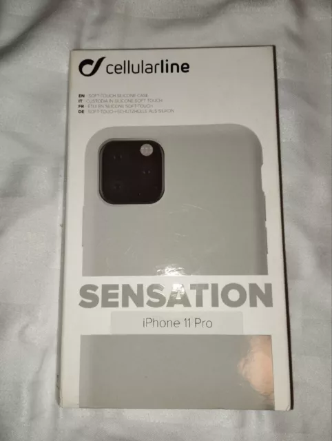 Schutzhulle Soft Touch aus Silikon fur iPhone 11 Pro Cellularline