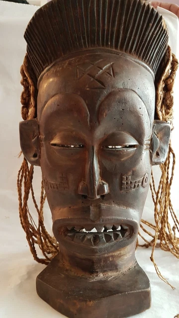 African Kuba Bwoom Helmet Mask