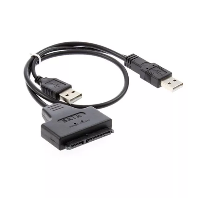 SATA to USB 2.0 Adapter Cable for 2.5" Hard Drive &SSD HDD Laptop Data Recovery 3