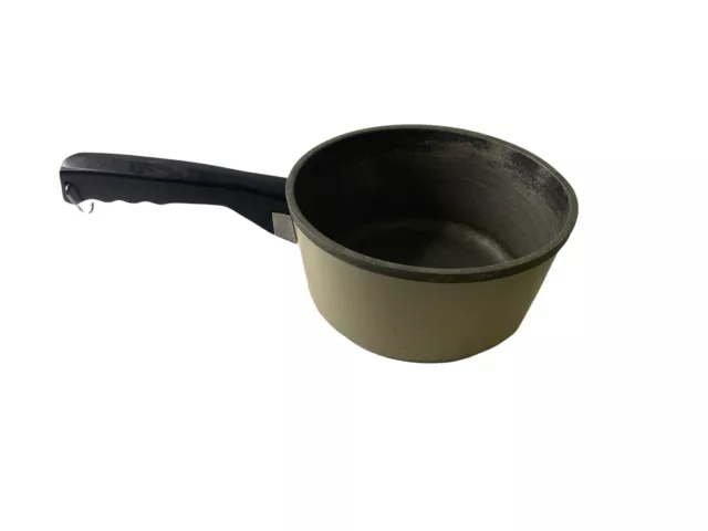 Club Cookware 2 QT Cast Aluminum Sauce Pan Pot Almond No Lid