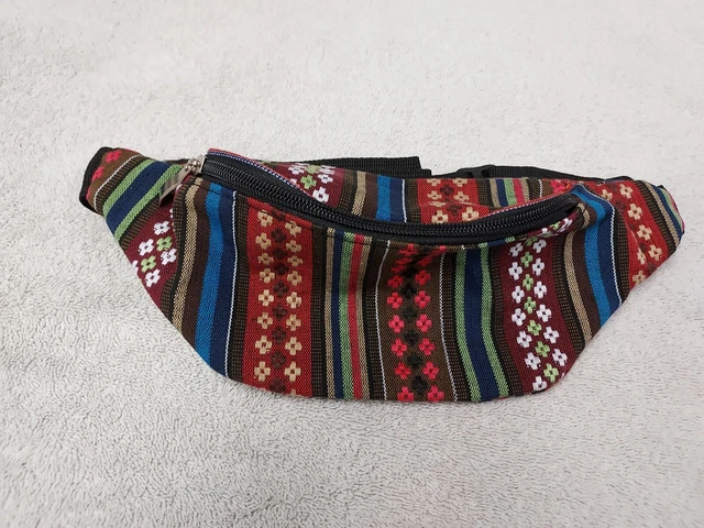 MODA WEST purse belt fanny pack multi color bag sling adjustable strap small