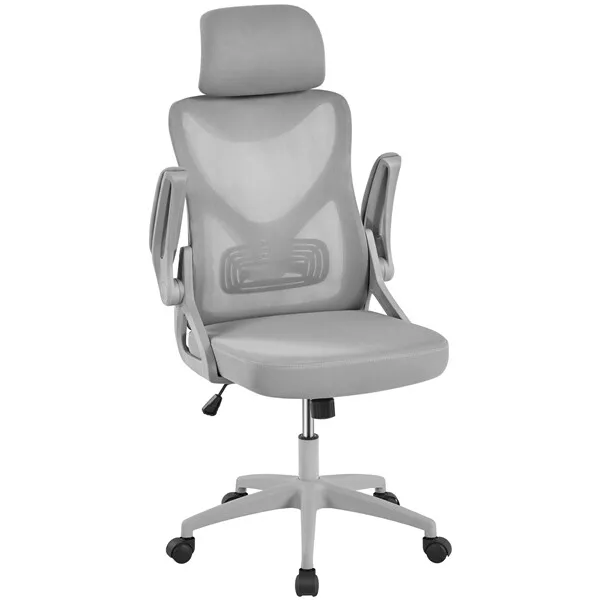 High Back Mesh Office Chair Ergonomic Desk Chair W/Headrest Adjustable Armrests