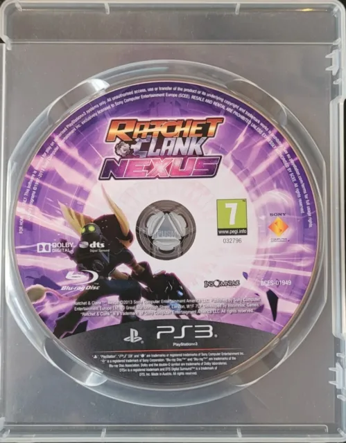 Ratchet & Clank : Nexus - PS3 - DISK ONLY - Same Day Dispatch !!