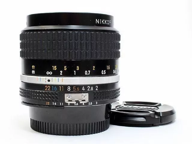 Nikon Ai-s Nikkor 35mm F2 Mf Weitwinkel Prime Objektiv Exzellent Aus Japan F/S