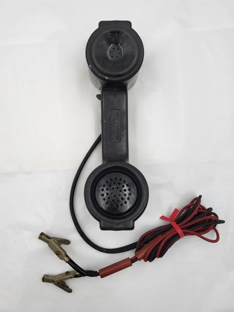 Western Electric Bell Systems Lineman Rotary Hand Set Line Test Tool Equipment 2