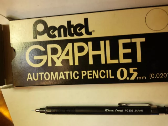 One  Original  Pentel  Graphlet  PG 305A Mechanical Pencil,  B.P.  Japan.