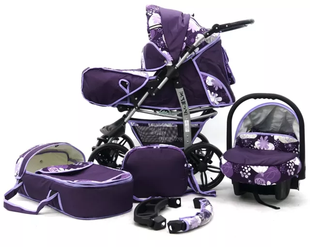 Bestpreis Kombi Kinderwagen 3in1 Poussette Sportsitz Autositz Babyschale