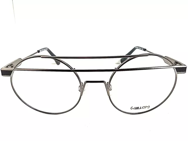 Nuevo marco de gafas redondas de bronce mate para hombre WILL.I.AM WA501V06 55 mm