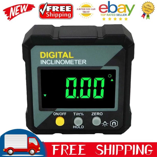 360 Degree Angle Finder LCD Display Angle Measuring Tool Universal for Carpentry