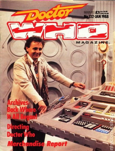 Doctor Who Magazine #132 FN 1988 Stock Image