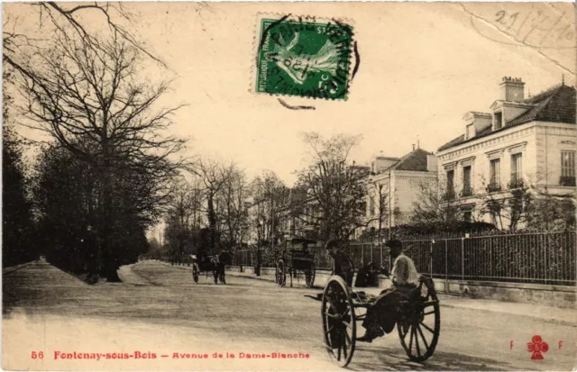 CPA AK Fontenay sous Bois Avenue de la Dame-Blanche FRANCE (1282717)
