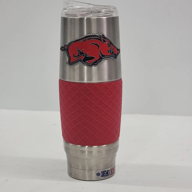 Arkansas Razorbacks NCAA 30oz Tall Skinny Tumbler Cup Mug Great Texas Brand