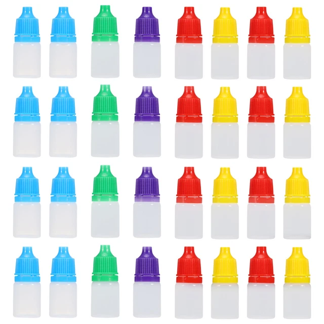 50 pz contagocce contenitore trucco bottiglia di plastica contagocce medicina piccolo inchiostro