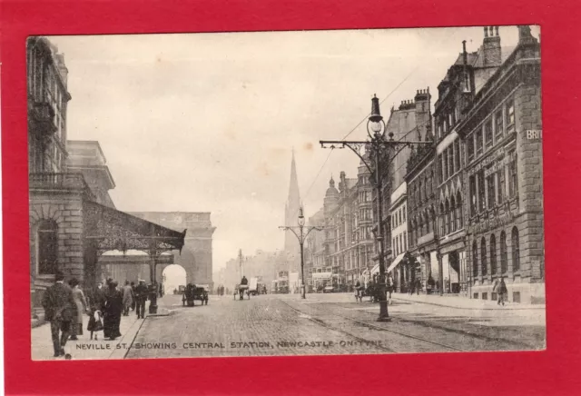 Neville Street Central Station Newcastle On Upon Tyne pc 1926 Dennis AT666