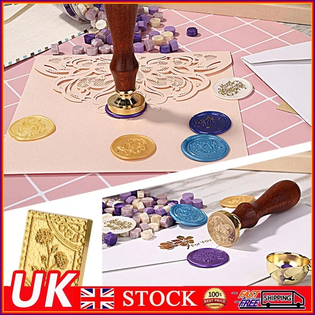 Special-shaped Fire Paint Head Retro 3D Relief Stamps Head for Wedding Card (A)