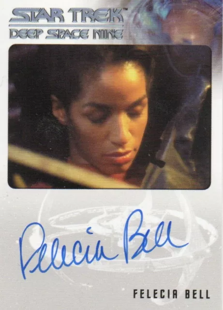 Frauen von Star Trek Kunst & Bilder: Felicia Bell DS9 Archivbox Autogrammkarte
