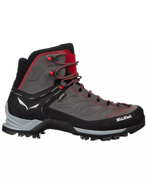 Salewa Mountain Trainer Mid GTX Gore-tex Boots Man, Charcoal/Poppy