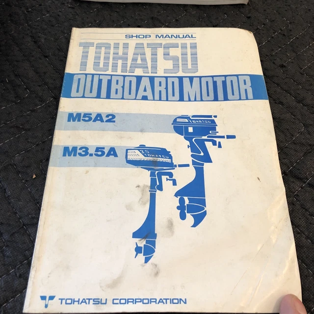 Tohatsu Nissan M5A2 M3.5A Outboard Motor Engine Service Shop Repair Manual