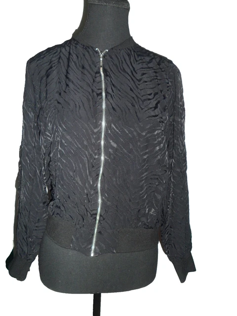 Boléro / Gilet très court manches longues noir Taille 36 - Vêtements
