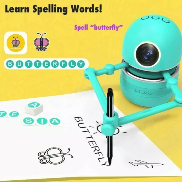 Quincy Drawing Robot Artist Teaches Kids Educational Toys English|Maths|Spelling 2