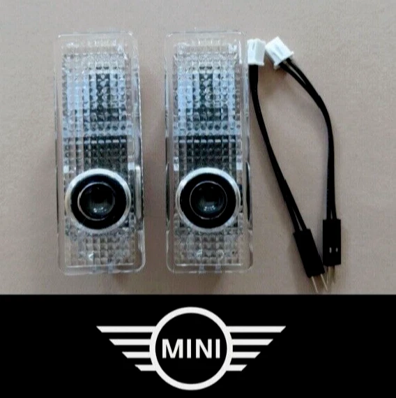 F55 MINI Cooper S LCI Logo Porta Ingresso Pozzetto Luci LED Pavimento