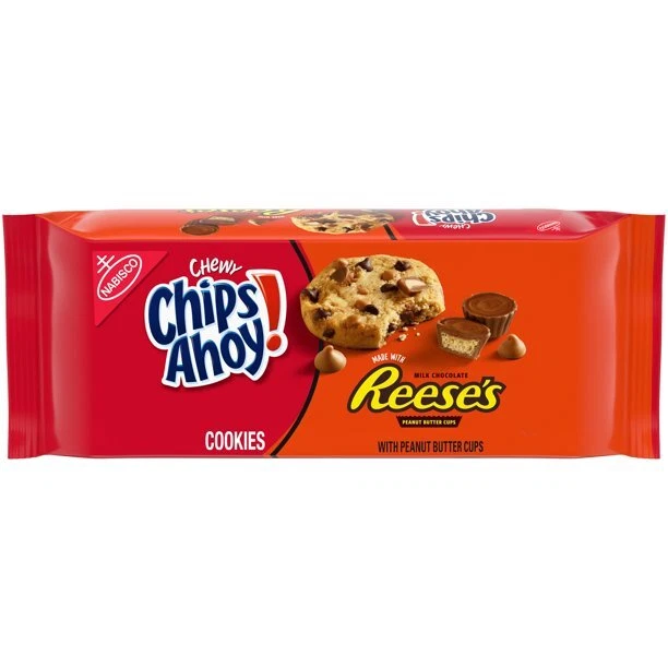 Chips Ahoy ! Moelleux Chocolat Puce Cookies W/Reese's Tasses 281ml Exp 06/2023