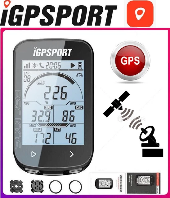 IGPSPORT BSC100S Computer GPS Per Bici – Contachilometri Con ANT+ E Sensore, Ideale Per Strada E MTB