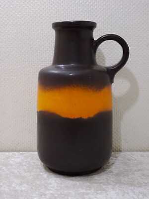 Handgefertigt UM Uztrfg Design Vase en Céramique Cruche Vintage Um 1950/60 