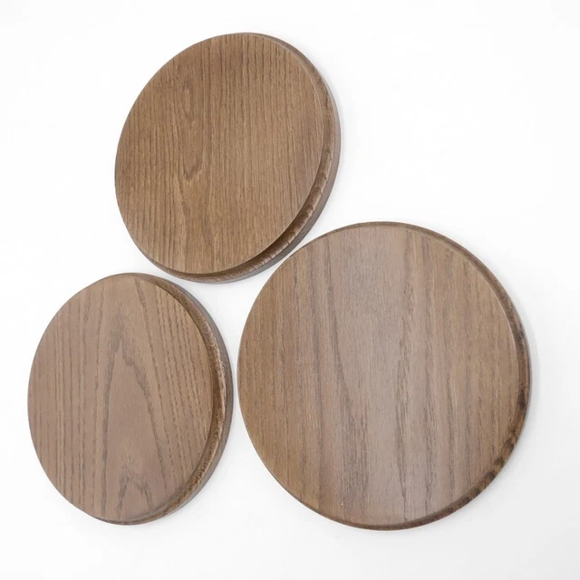 3 Pieza Placa de Jabalí Redondo Braun Af 17 CM Tablero Keiler Gewaffbrett 2