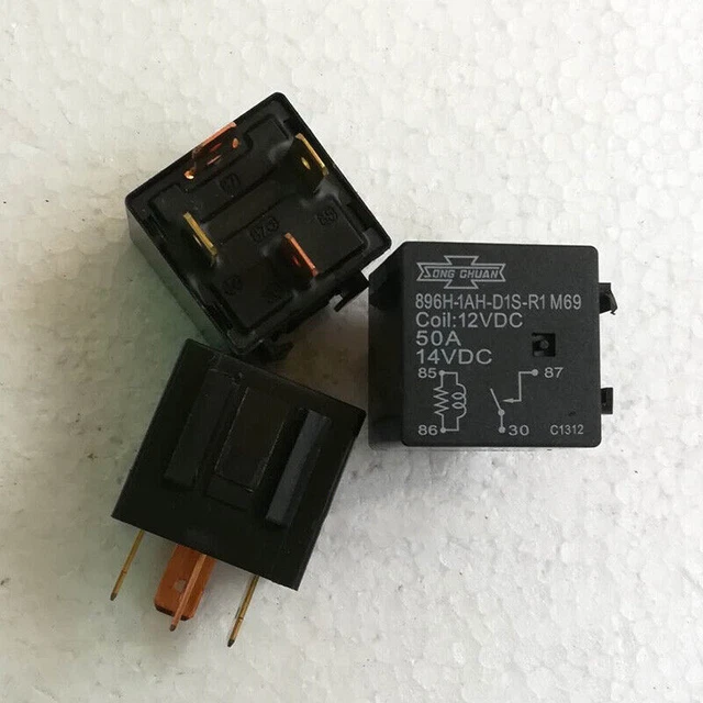 Song Chuan Automotive Relay - 12V, 50/30 Amp, 5-Pin (Part #896H-1CH-C-R1) 11 thumbnail image