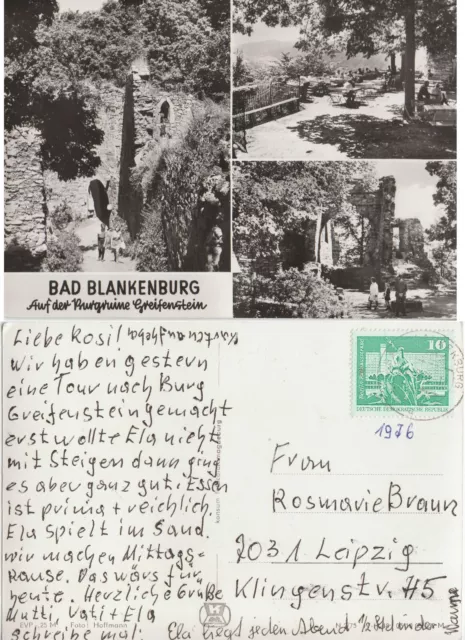 12x alte Postkarten BAD BLANKENBURG 1970-1980 LOT Konvolut AK Ansichtskarten